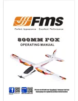 Preview for 1 page of FMS 800mm Fox Operating Manual