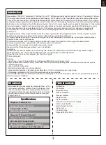 Предварительный просмотр 3 страницы FMS A-10 Thunderbolt II V2 Instruction Manual