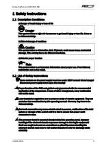 Preview for 4 page of FMS BKS309.MS Operating Manual