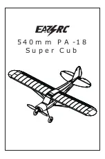 Preview for 1 page of FMS Eazy RC 540mm PA-18 Super Cub Instruction Manual