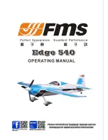 Preview for 1 page of FMS Edge 540 FMM066P Operating Manual