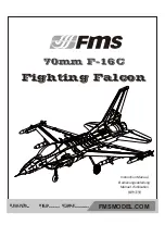 Предварительный просмотр 1 страницы FMS F-16C Fighting Falcon 70mm Instruction Manual