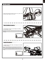 Предварительный просмотр 5 страницы FMS F-16C Fighting Falcon 70mm Instruction Manual