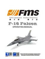 Предварительный просмотр 1 страницы FMS FMM005PGRY F-16 Falcon Operating Manual