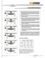 Preview for 11 page of FMS FMM054P Instruction Manual