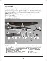 Предварительный просмотр 5 страницы FMS Kawasaki KI-61 Operating Manual