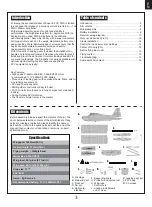 Предварительный просмотр 3 страницы FMS Kingfisher 1400mm Instruction Manual