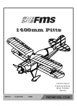 Предварительный просмотр 1 страницы FMS Pitts 1400 mm Instruction Manual