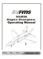 FMS Super Scorpion 90MM Operating Manual предпросмотр