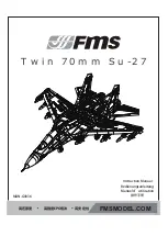 Предварительный просмотр 1 страницы FMS Twin 70mm EDF SU-27 PNP Instruction Manual