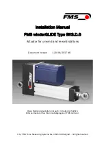 Preview for 1 page of FMS winderGLIDE BKS.D.6 Series Installation Manual