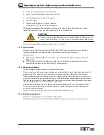 Preview for 8 page of FMT Swiss AG 23 190 Operating Instructions And Safety Notes