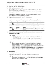 Предварительный просмотр 6 страницы FMT Swiss AG 23295 Operating Instructions Manual