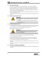 Preview for 6 page of FMT Swiss AG mobiSERVE Operating Instructions And Safety Notes