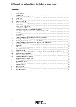 Preview for 2 page of FMT Swiss AG NUMERIxx3 Operating Instructions Manual