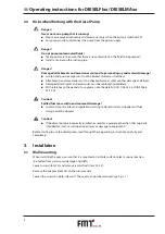 Preview for 4 page of FMT DIESELFI Series Operating Instructions Manual