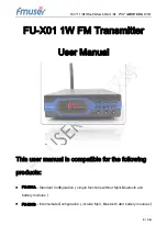 FMUser cze-01a User Manual предпросмотр