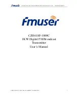 FMUser CZH618F-1000C User Manual предпросмотр