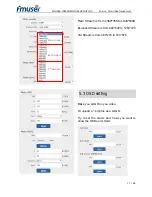 Предварительный просмотр 17 страницы FMUser FBE200-H.264 User Manual