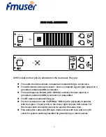 Preview for 6 page of FMUser FM STL10 SERIES User Manual