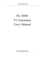 Предварительный просмотр 1 страницы FMUser FU-300W User Manual