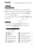 Предварительный просмотр 8 страницы FMUser FU-X01 User Manual