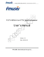 FMUser FUTV4031A User Manual preview