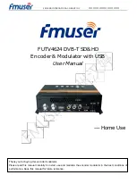 FMUser FUTV4624 User Manual preview