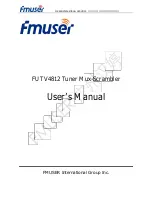 Preview for 1 page of FMUser FUTV4812 User Manual