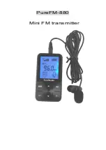 Предварительный просмотр 1 страницы FMUser PureFM-880 Manual