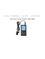 Предварительный просмотр 1 страницы FMUser Purefm-980 User Manual