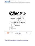 Preview for 1 page of FMUser RDS-C Technical Manual