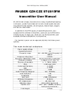 FMUser ST-2815FM User Manual предпросмотр