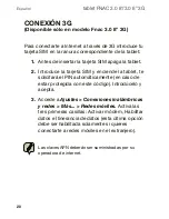 Preview for 20 page of Fnac 3.0 8" Quick Start Manual