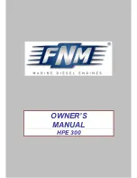 Предварительный просмотр 1 страницы FNM HPE 300 Owner'S Manual