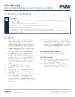 Preview for 10 page of FNW 4348737 Installation, Operation And Maintenance Instructions