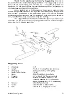 Preview for 2 page of FoamFly Stagger Wing Instruction Manual