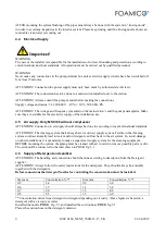 Предварительный просмотр 9 страницы FOAMICO 7001412 Operation Manual