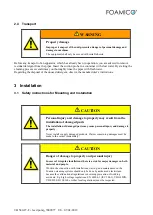 Preview for 9 page of FOAMICO 7009077 Manual