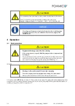 Preview for 12 page of FOAMICO 7009077 Manual