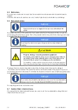 Preview for 19 page of FOAMICO 7009077 Manual