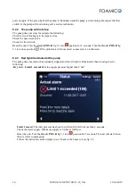 Preview for 16 page of FOAMICO 7011613 Operation Manual