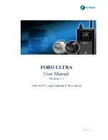 Preview for 1 page of FOBO Ultra User Manual