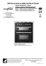 Preview for 1 page of Focal Point BI600BL Installation & User'S Instructions