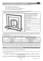 Preview for 4 page of Focal Point GRANGE MULTIFLUE Installation & User'S Instructions