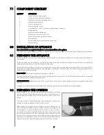 Preview for 8 page of Focal Point LULWORTH LPG Installation And User Instructions Manual