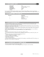 Preview for 3 page of Focal Point PANORAMIC COMPLETE ELECTRIC SUITE Installation & User'S Instructions