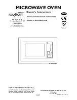 Focal Point VT-25UG16-1 Owner'S Instructions Manual предпросмотр