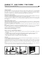 Preview for 17 page of Focal 700 V serie User Manual