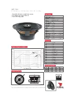 Focal Access 1 165 CA1 Specification Sheet preview